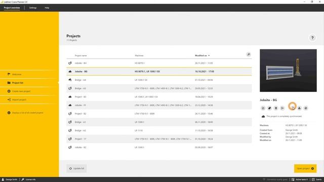 Liebherr - Crane Planner 2.0 – Tutorial #9 project overview смотреть онлайн