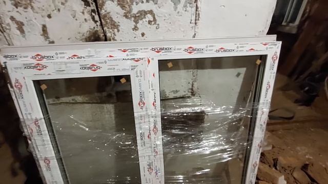 Распаковка — Окно ПВХ Brusbox Elementis Kale Двухстворчатое Поворотно-откидное правое 3 стекла смотреть онлайн