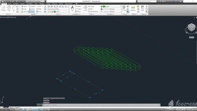 How to make stairs in Autocad 2013 Part 1 смотреть онлайн