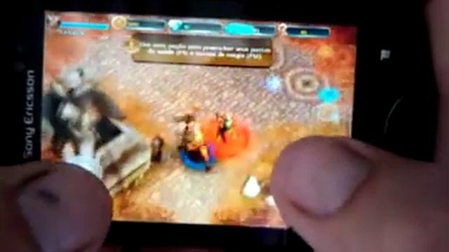 Dungeon Hunter 3 Android HD e HVGA (480x320) on Sony Ericsson Live Walkman (wt19a) смотреть онлайн