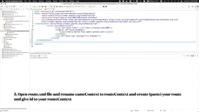 Separate routes from camel context in Apache camel in XML DSL смотреть онлайн