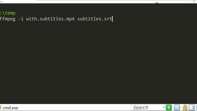 Extract video subtitles with ffmpeg смотреть онлайн