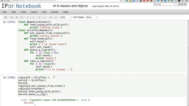 ipython3 notebook classes functions and attributes issue (and the v. should be in help) смотреть онлайн