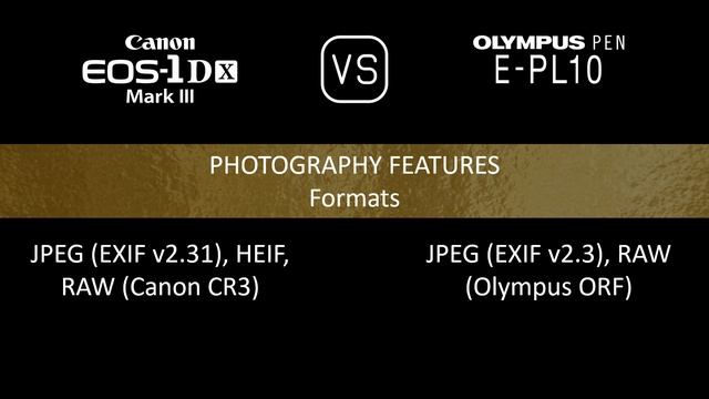Canon EOS-1D X Mark III vs. Olympus PEN E-PL10: A Comparison of Specifications смотреть онлайн