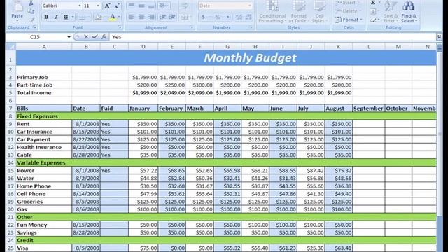 Excel 2007: Working with Cells смотреть онлайн