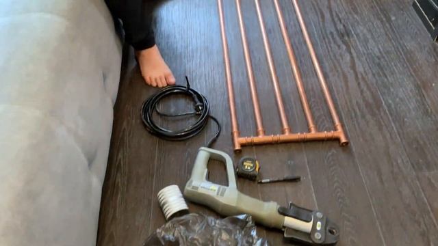 Изготовление полотенцесушителя из меди в домашних условиях смотреть онлайн