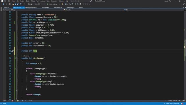 Tactics RPG in Unity Episode 24 RPG system смотреть онлайн