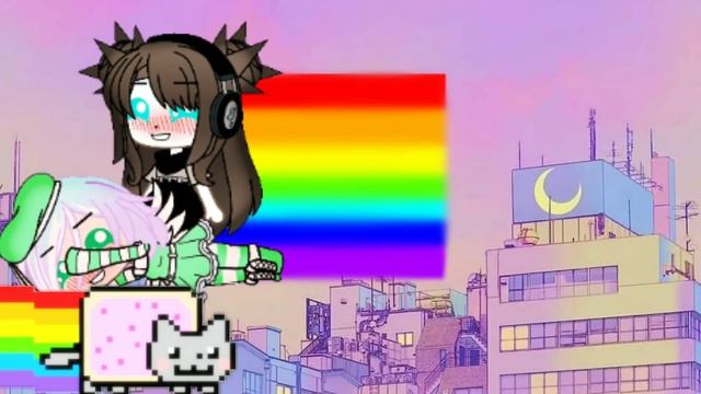 ?"я хочу летать как нян кэт"? (меме) {By: Happy tea} смотреть онлайн