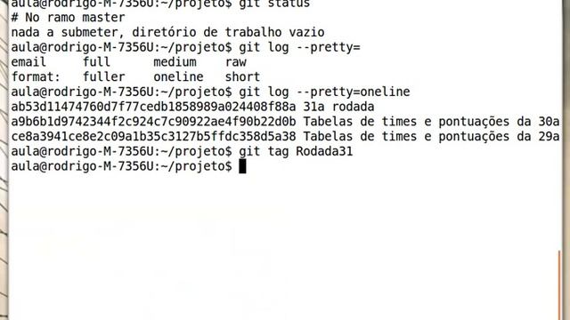 Git orientado a Cenários - Etiquetar versões de arquivos смотреть онлайн