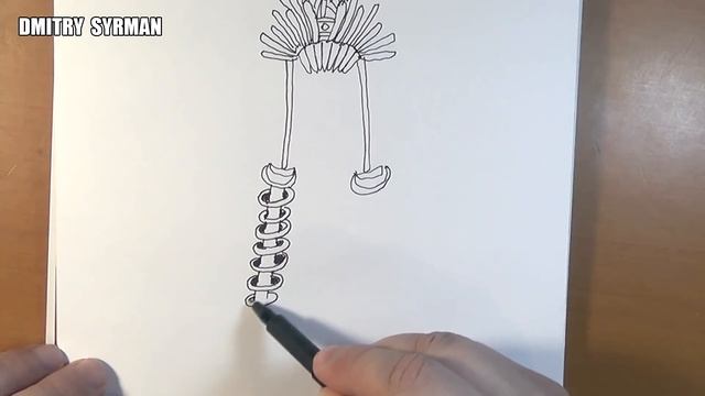 How to draw Ennard, FNaF, Как нарисовать Эннарда, ФНаФ смотреть онлайн