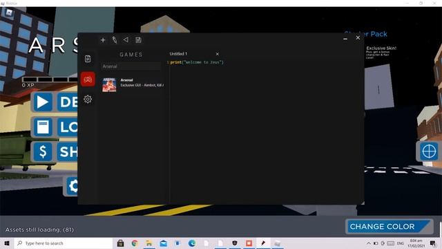Zeus Roblox Test Exploit смотреть онлайн