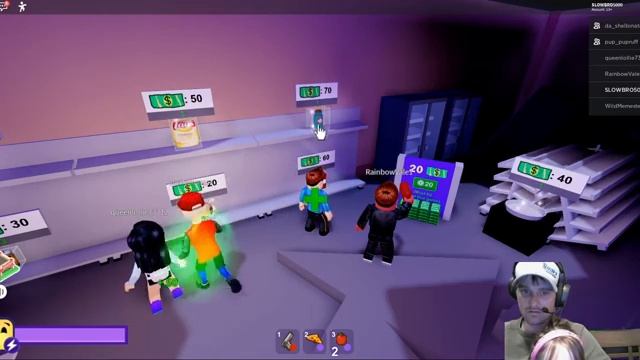 SCARY LARRY....WITH A GUN! Roblox Break In Story..Part 2, with my Dad! смотреть онлайн