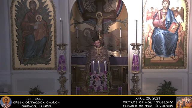 04-26-2021 Sermon of Holy Tuesday - Parable of the 10 Virgins смотреть онлайн