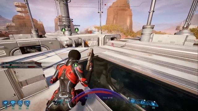 Mass Effect Andromeda multiplayer - Human Kineticist gameplay смотреть онлайн