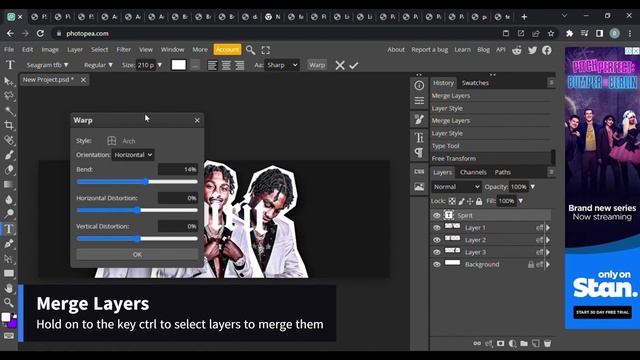 How To Make The CLEANEST Header/Banner on Photopea (PSD + Google Drive Assets) смотреть онлайн