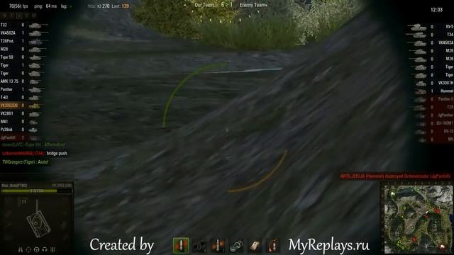 WOT: Mauntain Pass - VK 3002 (DB) - 2 frags смотреть онлайн