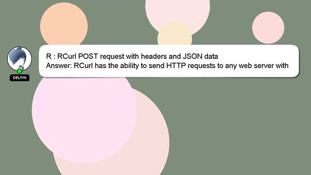 R : RCurl POST request with headers and JSON data смотреть онлайн