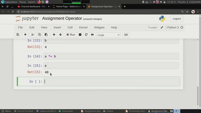 #10 Assignment Operator In Python With Examples | Python Tutorial For Beginners In Hindi In 2020 смотреть онлайн