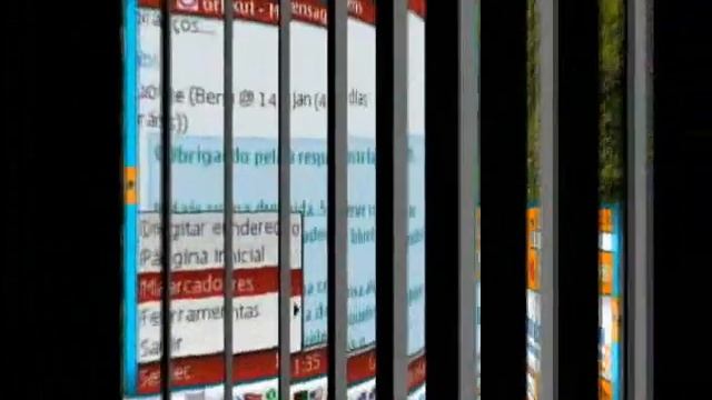Web browing in Opera Mini in N95 connecting LAN via bluetooth - Hiisi Suite method смотреть онлайн