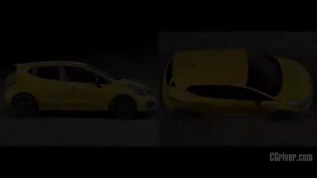 3D Model: Renault Clio 2013 RS 200 - CGriver.com смотреть онлайн