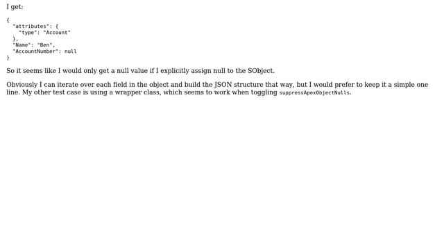 Salesforce: JSON serialize SObject including fields with null values смотреть онлайн