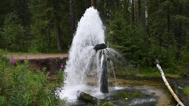 Лесной фонтан. Достопримечательность Соликамска смотреть онлайн