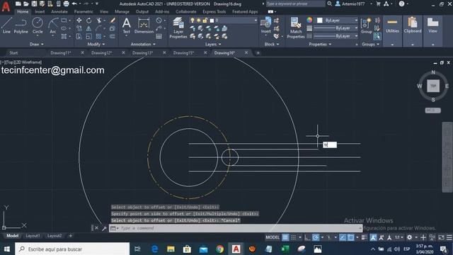 Ejercicios comando ARRAY con AutoCAD 2021 смотреть онлайн