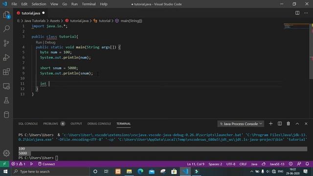 Integer Types || Primitive Data Types || Java Tutorials || Java Tutorials for Beginners смотреть онлайн