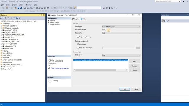 How to export database in SQL Server 2018 ? смотреть онлайн