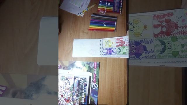 Оформляем блокнот рисуем сову . смотреть онлайн