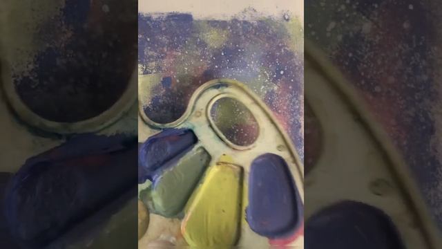 Радужное небо. Гуашь смотреть онлайн