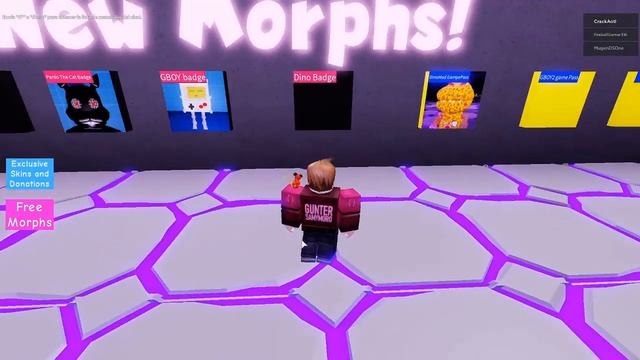 how to get dino badge morph skin fnaf new skin role play roblox смотреть онлайн