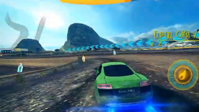 Asphalt 8 Audi R8 e- tron Исландия дуэль смотреть онлайн