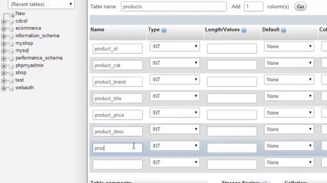 E Commerce Website in PHP & MySQL Part 11 creating tables смотреть онлайн
