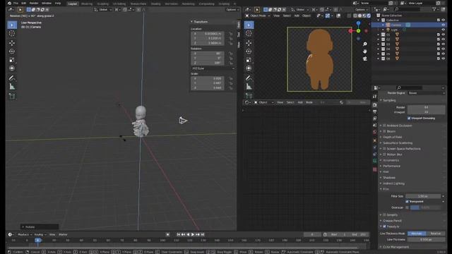 【Blender】- Pixel Charactor Part 3 смотреть онлайн
