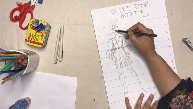 Free Online Fashion Designing Course | Class 2 | Story Behind The Dress | Project Work смотреть онлайн