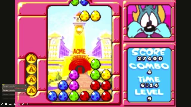 Tiny Toon Adventures: Wacky Stackers Speedrun (Level 1-20) смотреть онлайн