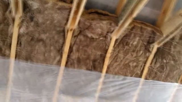 Строим дом из газобетона Своими руками Утепляем мансарду мин ватой смотреть онлайн