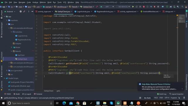 Rest API retrofit in android Part 5 || Restful API || Retrofit || SQLite смотреть онлайн