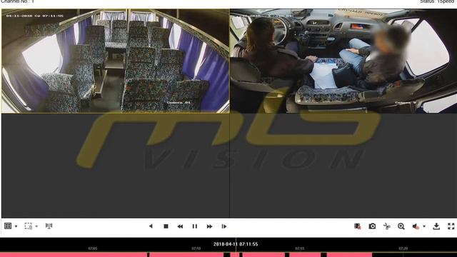 Демо видеонаблюдение в автобус от ЕМ БИ ВИЖЪН смотреть онлайн