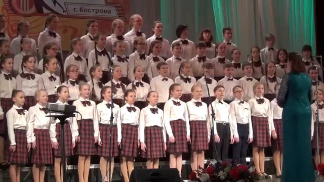 Кандидатский хор гимназии № 28 города Костромы смотреть онлайн