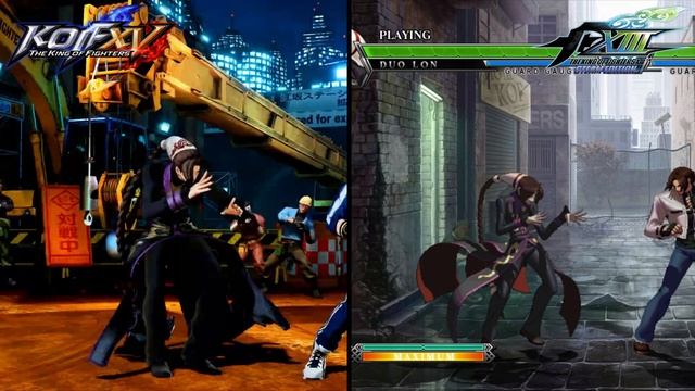 KOF XV - DUO LON COMPARISON WITH KOF XIII And XI