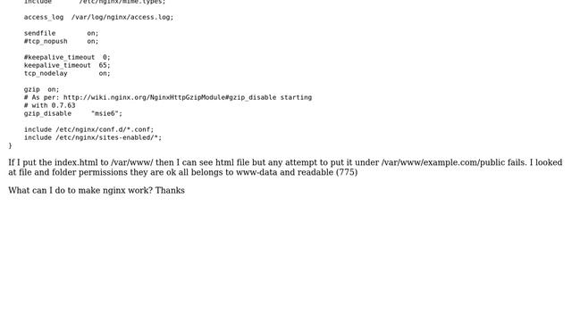 DevOps & SysAdmins: How to make Nginx virtualhosts work? (currently gives 403 Forbidden error)? смотреть онлайн