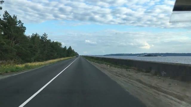 Киев! Хорошая дорога вдоль Киевского моря! смотреть онлайн