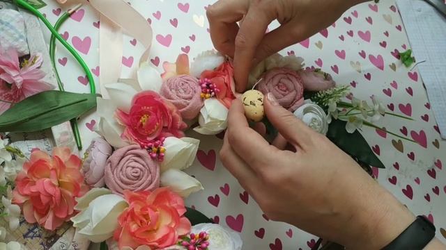 Весенний венок на подарок маме/Декор на дюбжете?? смотреть онлайн