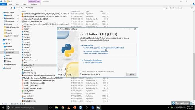python installation смотреть онлайн