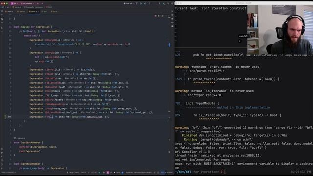 Adding 'for' loops to my language - Part 1 - Parsing and typechecking смотреть онлайн