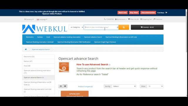 OpenCart Advanced Search Plugin - Overview смотреть онлайн