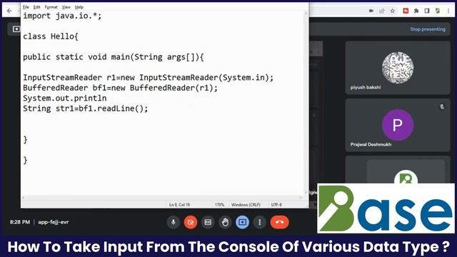 How To Take Input From The Console Of Various Data Type ? смотреть онлайн