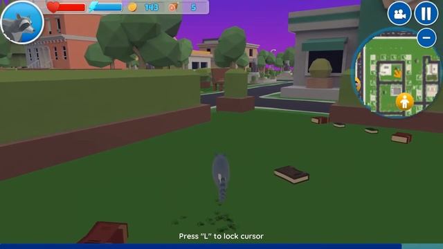 ЕНОТ В ГОРОДЕ НЕ МОЖЕТ ДОГНАТЬ СВИНЬЮ. СИМУЛЯТОР ЕНОТА